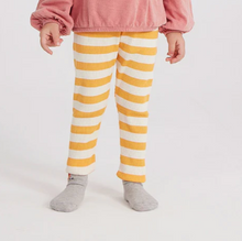 画像をギャラリービューアに読み込む, 【BABY SUPERSALE50％OFF】Baby Yellow Stripes leggings ベビーイエローストライプレギンス6.12m(223AB045)
