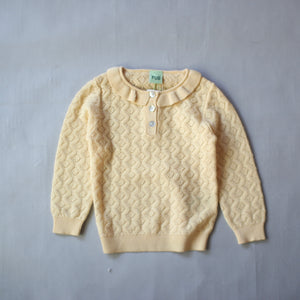 【BABY  SUPERSALE40％OFF】Baby Pointelle blouse(440712981.961)74.80.86cm