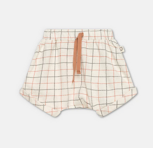 【BABY  SUPERSALE50％OFF】Plaid crepe baby shorts6.12m MELVYN216