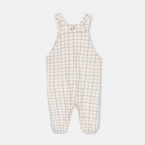 【BABY  SUPERSALE60％OFF】Plaid crepe babu overalls 3.6m JACKIE216