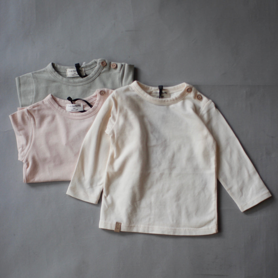 【BABY SUPERSALE 60％OFF】ベビーロングTシャツ　NOELEE　6.9.12m