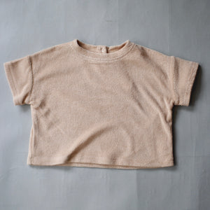 【Lastone!】【BABY SUPERSALE 50%FF】TERRY TEE and SHORTS SET　6-12.12-18.18-24ｍ.2-3Y