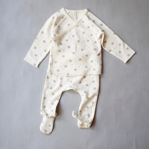 【BABY SUPERSALE 50%FF】WRAPTOP+PANT set0-3.3-6ｍ