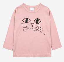 画像をギャラリービューアに読み込む, Smiling Cat long sleeve T-shirts（223AC007）2-3.4-5.6-7y
