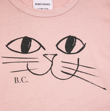 画像をギャラリービューアに読み込む, 【WINTERSALE 40％OFF】Smiling Cat long sleeve T-shirts スマイリングキャットロングスリーブTシャツ2-3.4-5.6-7y（223AC007）
