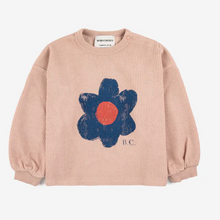 画像をギャラリービューアに読み込む, Baby Big Flower puff sleeves sweatshirt(223AB040)6.12.24m
