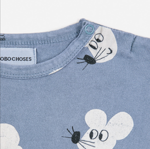 【Lastone!】【BABY SUPERSALE50％OFF】Baby Mouse all over long sleeve T-shirts ベビーマウスロングTシャツ6.12.18m(223AB006)