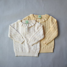 画像をギャラリービューアに読み込む, 【WINTERSALE 30％OFF】Baby Pointelle blouse(440712981.961)74.80.86cm
