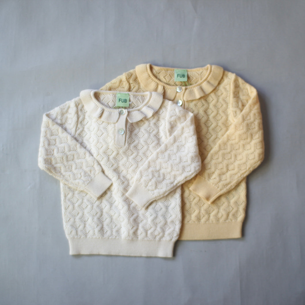 【WINTERSALE 30％OFF】Baby Pointelle blouse(440712981.961)74.80.86cm