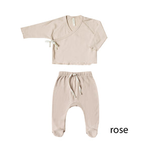 【lastone!】【MORESALE 30％OFF】セット 3-6ｍ Kimono Top+Footed Pants SET