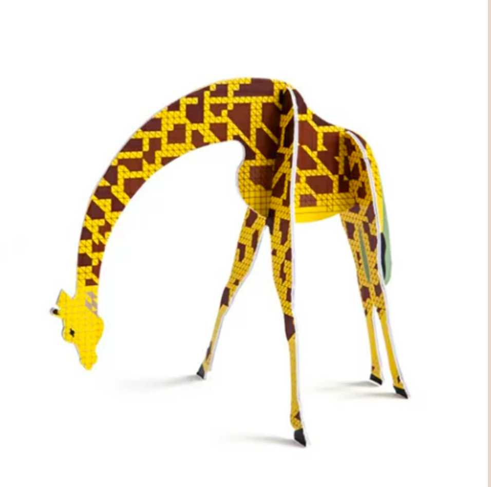 【SUMMERSALE　50％OFF】Pop out card  Giraffe　キリン