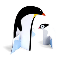 画像をギャラリービューアに読み込む, 【SUMMERSALE　50％OFF】Pop out card Penguins
