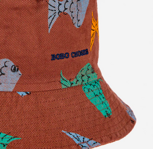 【SALE 50％OFF】マルチカラーフィッシュハット Multicolor Fish all over hat(123AI031)
