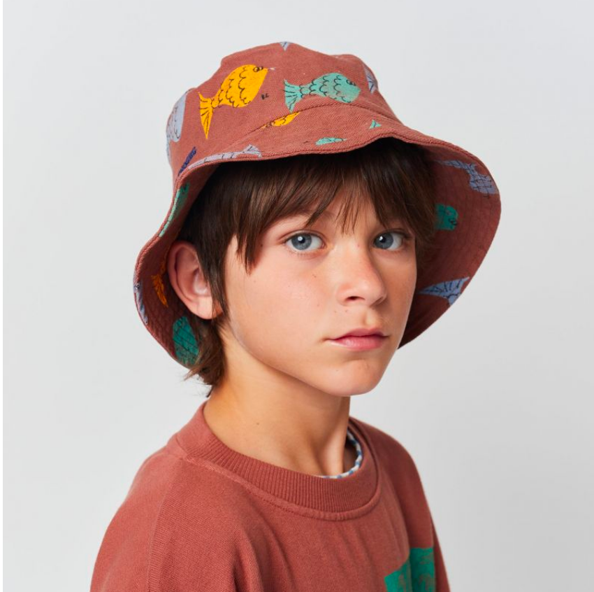 【SALE 50％OFF】マルチカラーフィッシュハット Multicolor Fish all over hat(123AI031)