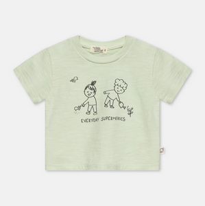【SALE50％OFF】Slub print baby T-shirts 6.12m RIVER205
