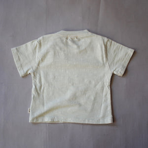 【BABY SUPERSALE60％OFF】Slub print baby T-shirts 6.12m RIVER205