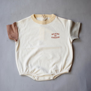 【SALE40％OFF】RELAXED BUBBLE ROMPER 0-3.3-6.6-12m